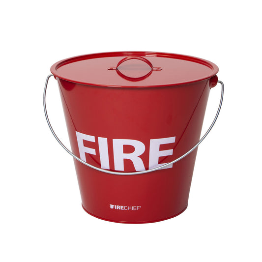 10L Metal Fire Bucket and Lid