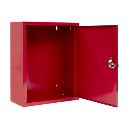 Fire Metal Document Cabinet in White with a combination lock for safe keeping of important documents.