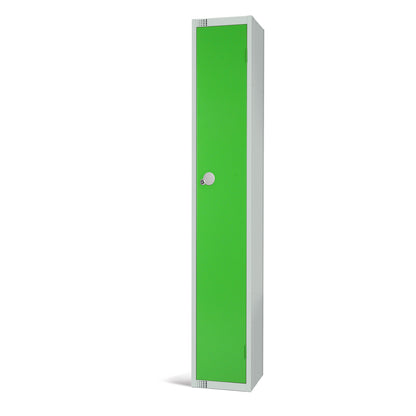 Single Door Locker in Red with Padlock (Sold Separately) for secure access.