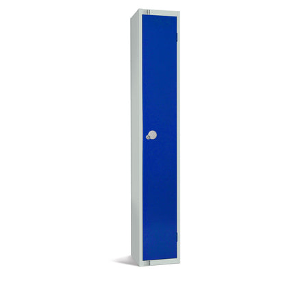 Single Door Locker in Black with Padlock (Sold Separately) for enhanced security.