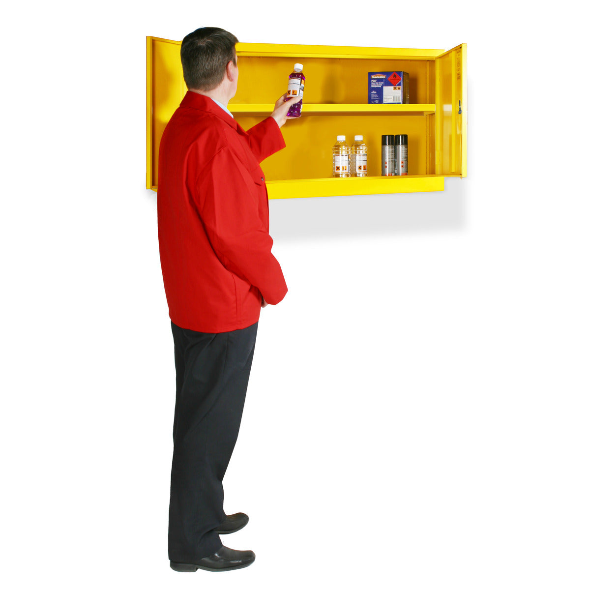 Hazardous COSHH Wall Mounted Storage Cabinets - Cocus