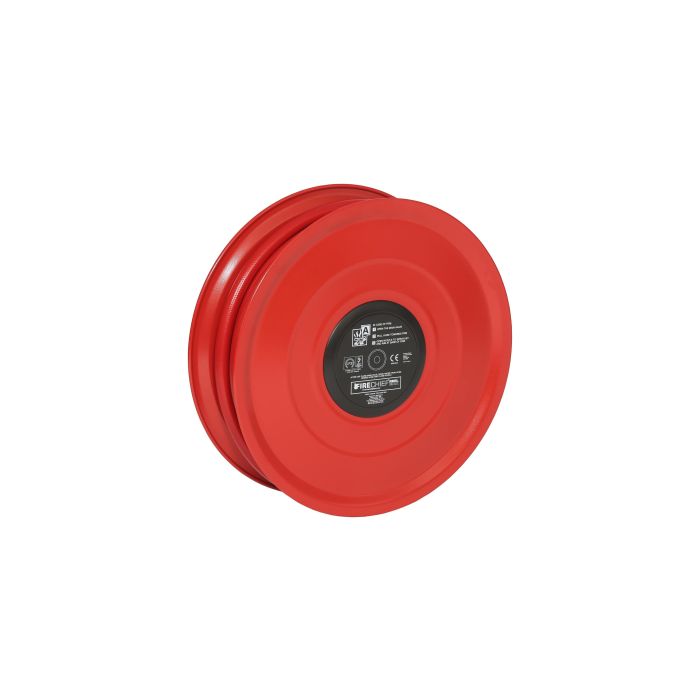 Fixed Manual Fire Hose Reel in 25mm size, perfect for wall mounting and reliable performance in emergencies.