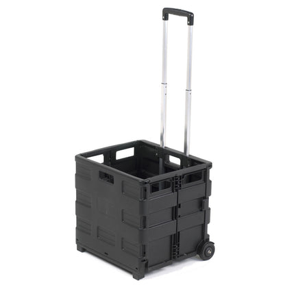 Proplaz Folding Box Trolley - Black - Cocus