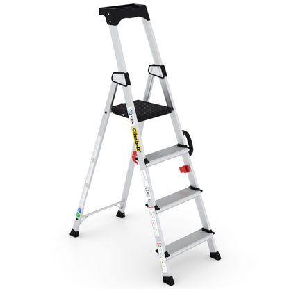 Climb-It Professional Stepladders with Carry Handle - Cocus