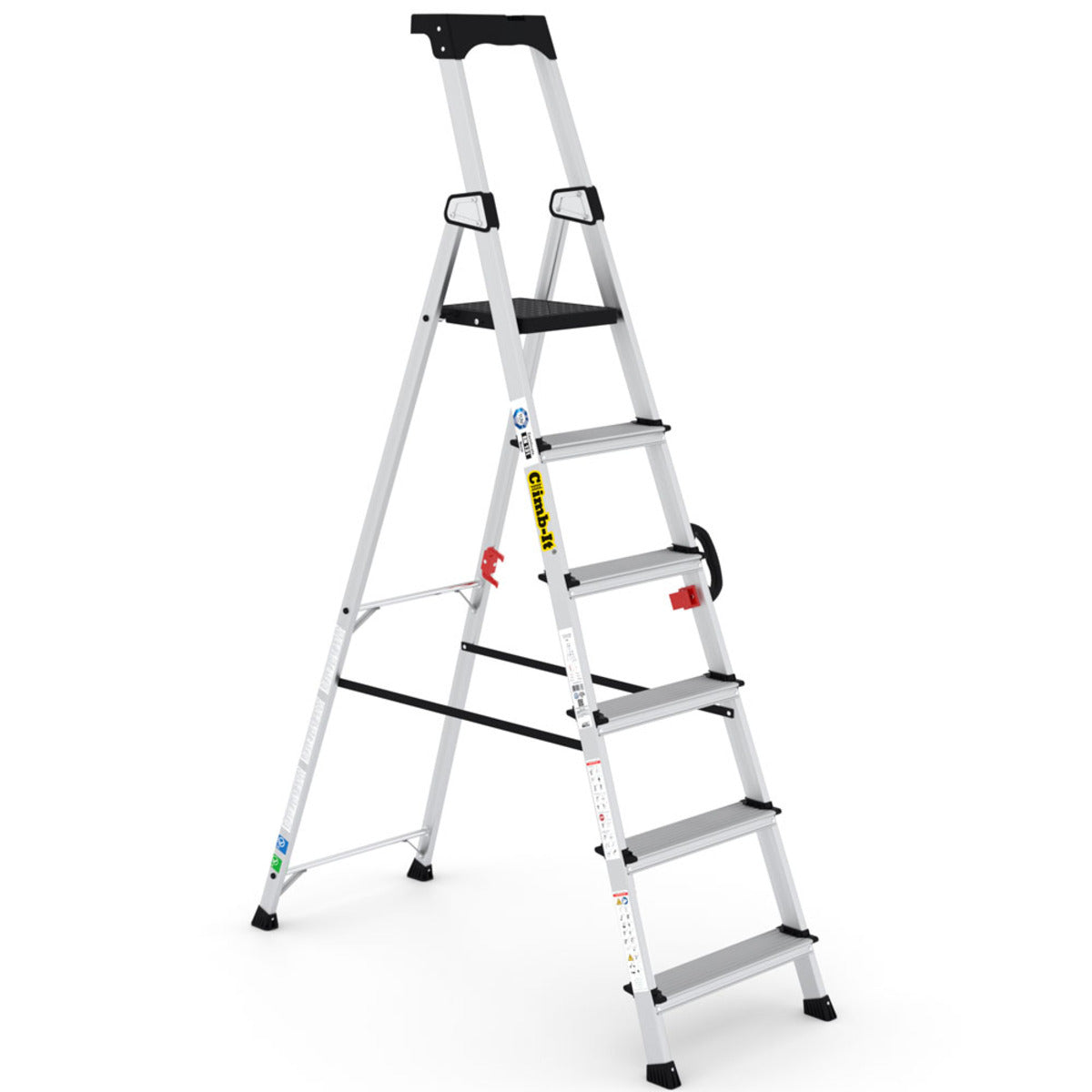 Climb-It Professional Stepladders with Carry Handle - Cocus