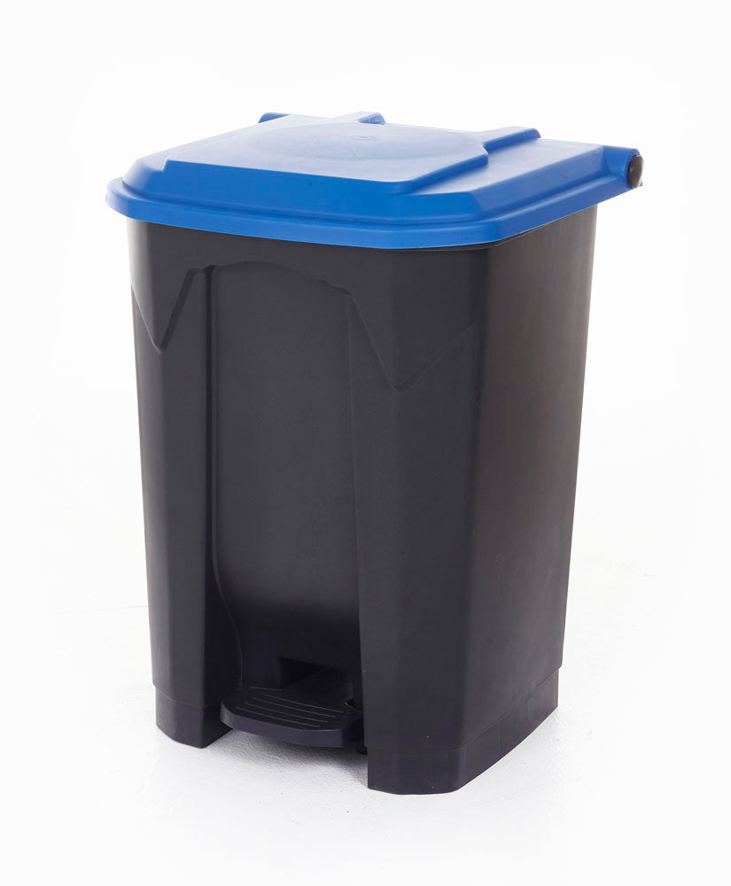 Pedal Litter Bins With Coloured Lids - Cocus