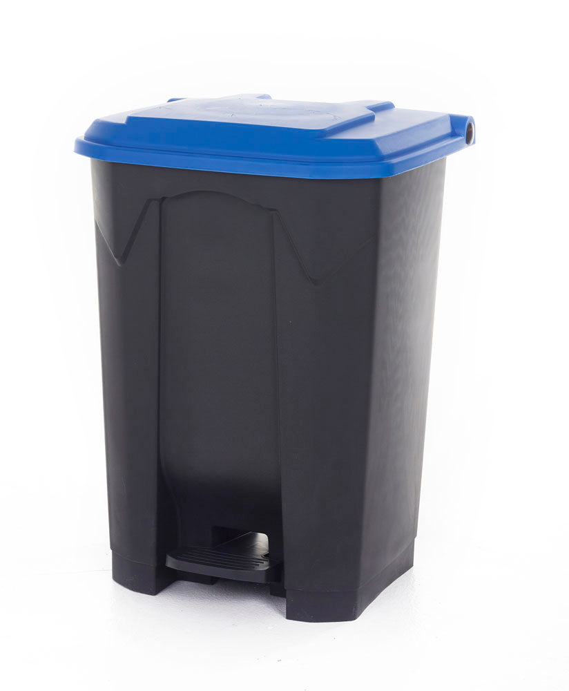 Pedal Litter Bins With Coloured Lids - Cocus