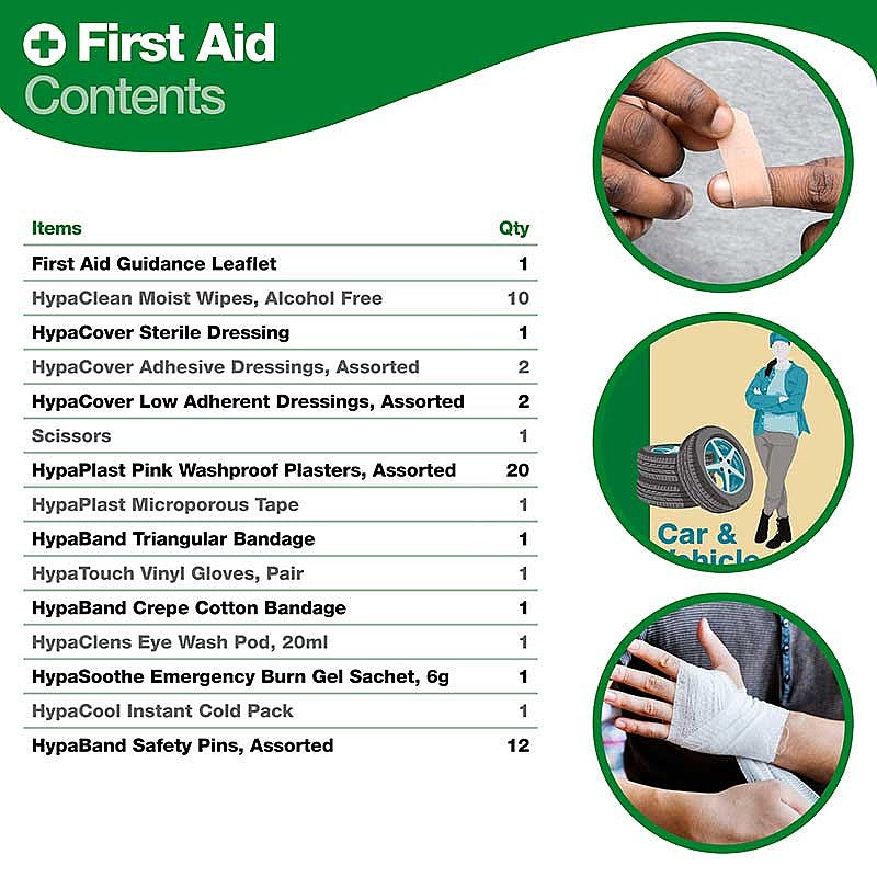 HSE Car and Vehicle First Aid Kit - Cocus