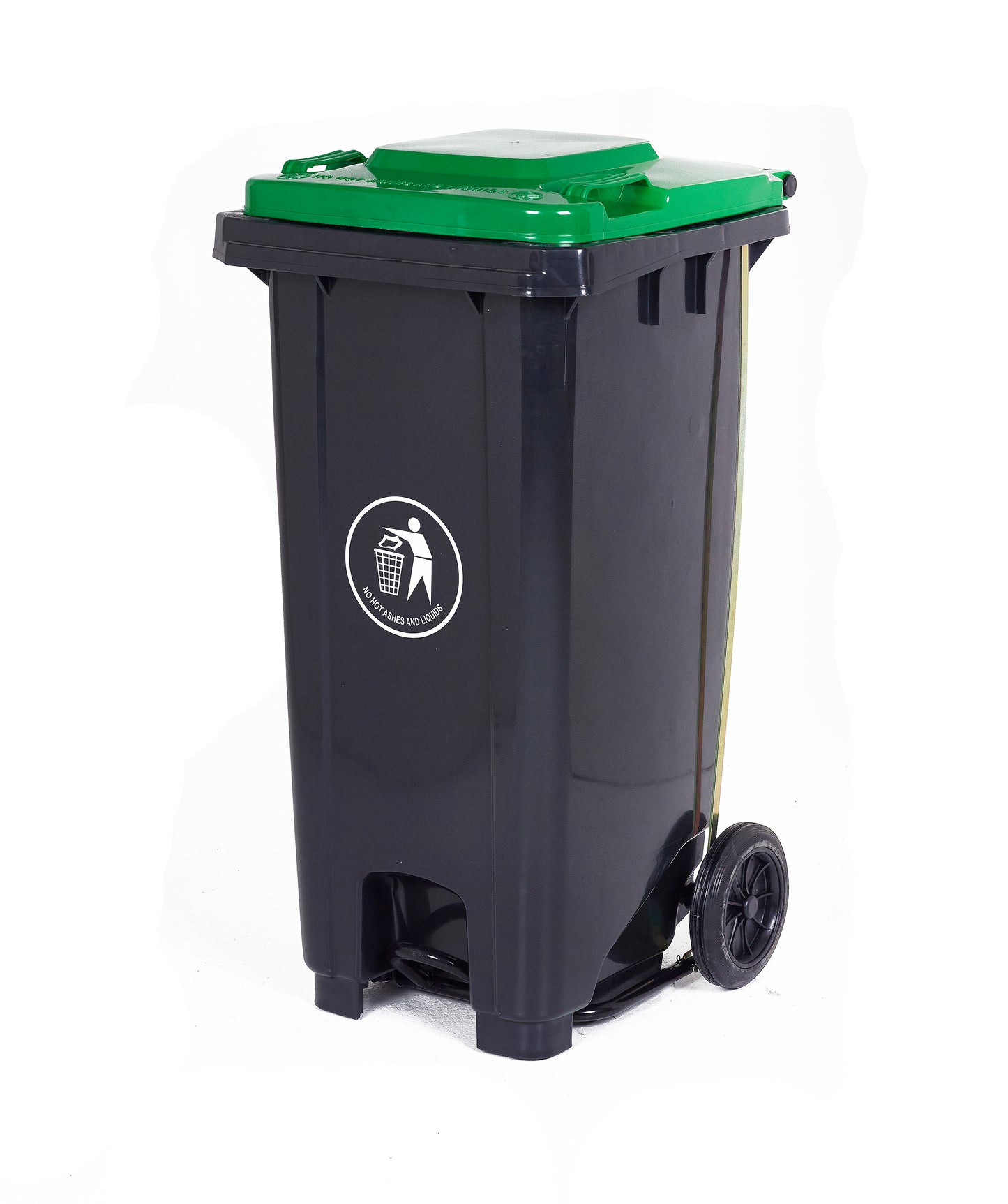 Pedal Operated Wheeled Litter Bin - Cocus