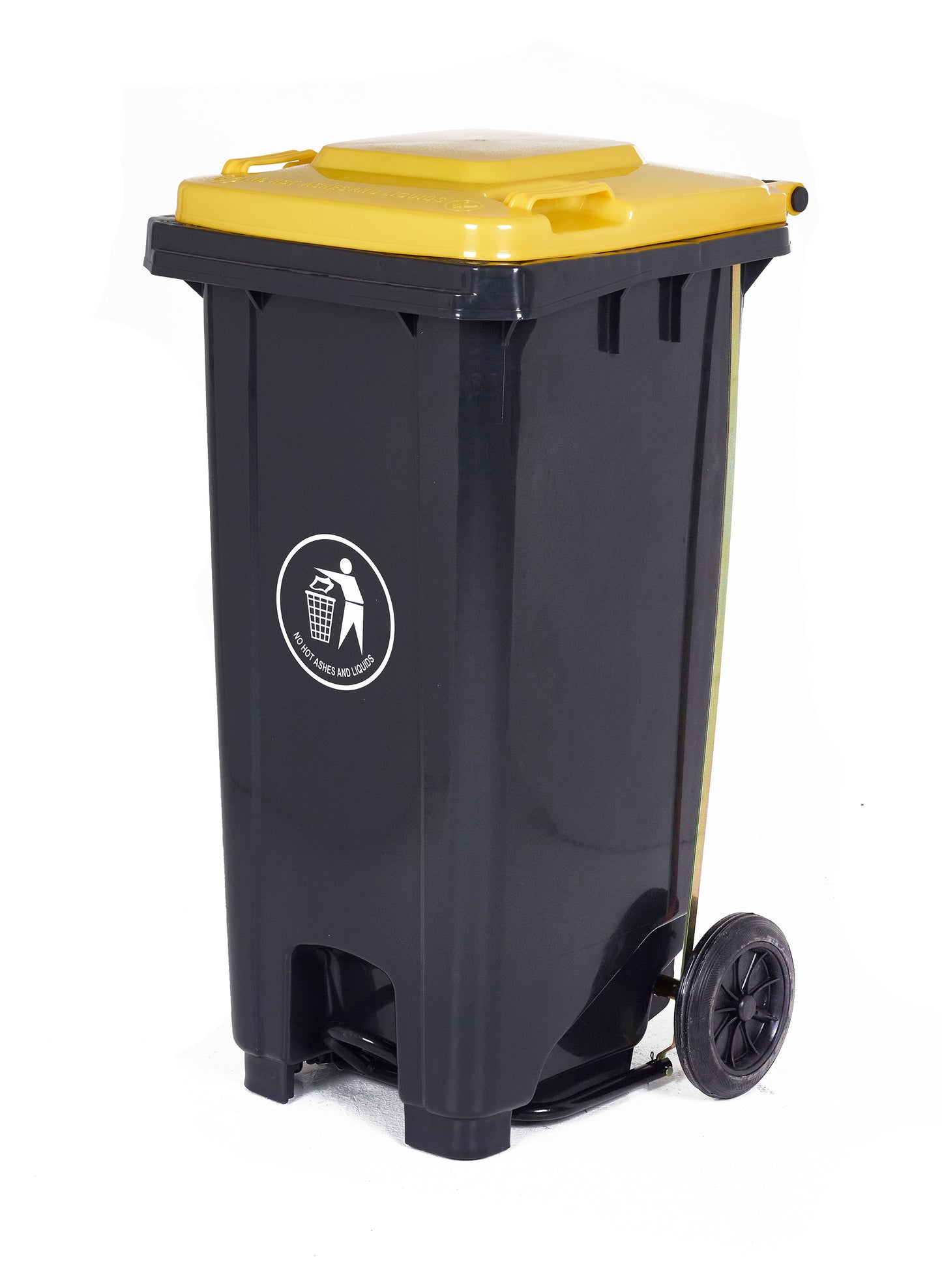 Pedal Operated Wheeled Litter Bin - Cocus