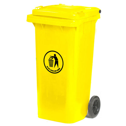 Coloured Wheelie Bins - 120 Litre - Cocus