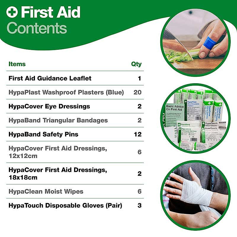 HSE Economy Catering First Aid Kit Refills - Cocus