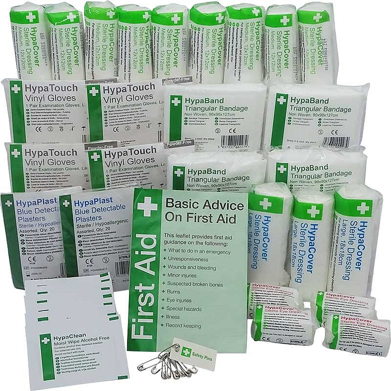 HSE Economy Catering First Aid Kit Refills - Cocus