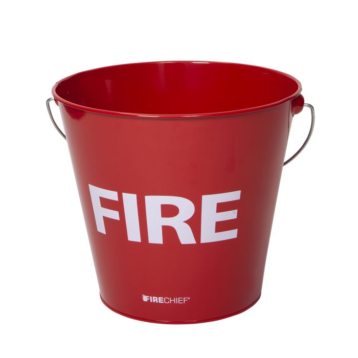 Metal Fire Bucket with Lid - Cocus