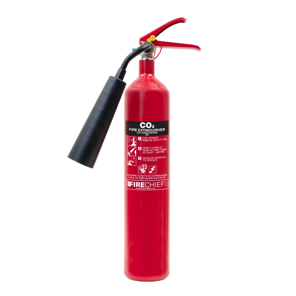 2kg Steel CO2 Fire Extinguisher - Cocus