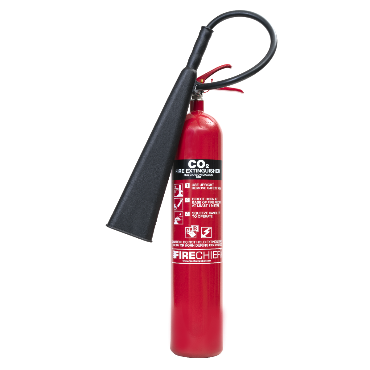 5kg Steel CO2 Fire Extinguisher - Cocus